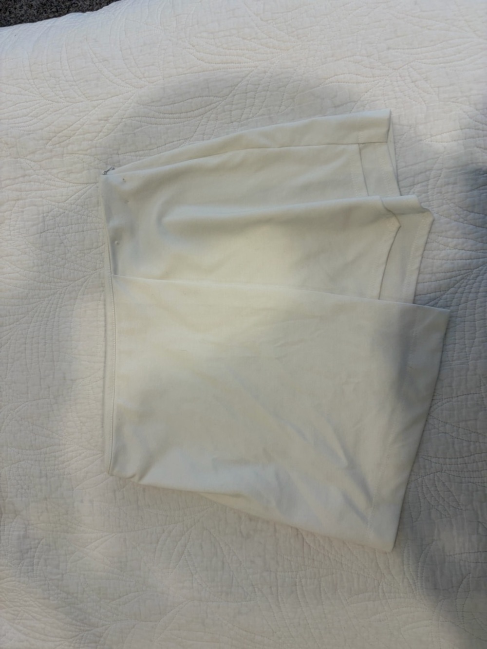 Saks Fifth Avenue Cream Pencil Skirt